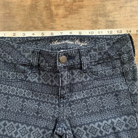 American Eagle western print jeggings - Picture 8 of 9